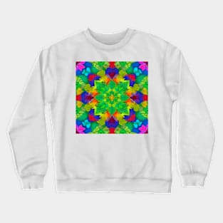 Tropical Leaves Mandala Crewneck Sweatshirt